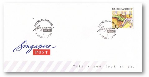 Official Launch of Singapore Post Cover (1 April 1992) Official Launch of Singapore Post Cover (1 April 1992)