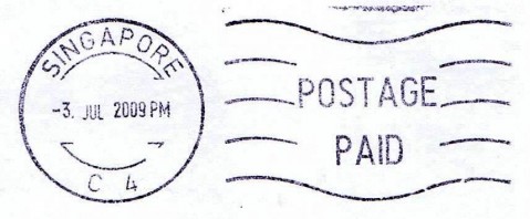 Postage Paid Machine printed 'Postage Paid' postmark