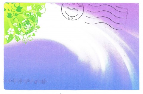 Postcard Back Postcard Back