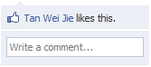 Tan Wei Jie likes this! Tan Wei Jie likes this!