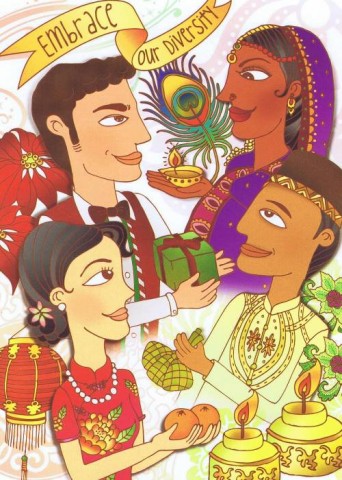 Embrace Our Diversity - Postcard