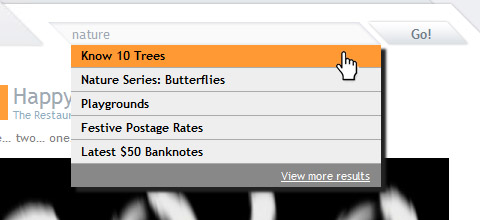 Live Search
