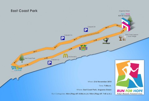 Run for Hope Singapore (10 km Route)