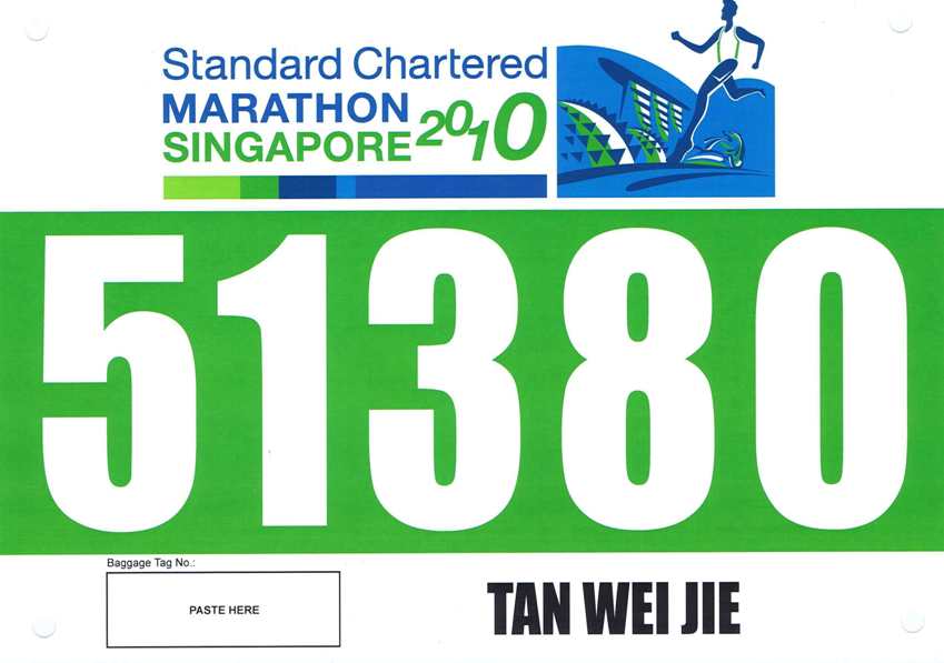  ... Tan Wei Jie » Posts » Standard Chartered Marathon Singapore 2010