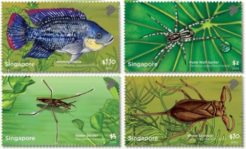Singapore Pond Life Definitives 2011