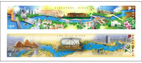 Singapore-Egypt Joint Issue - Significant Rivers