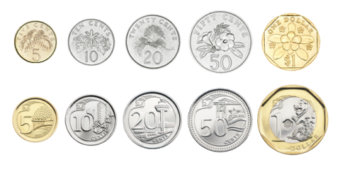 Singapore Second and Third Series Coins